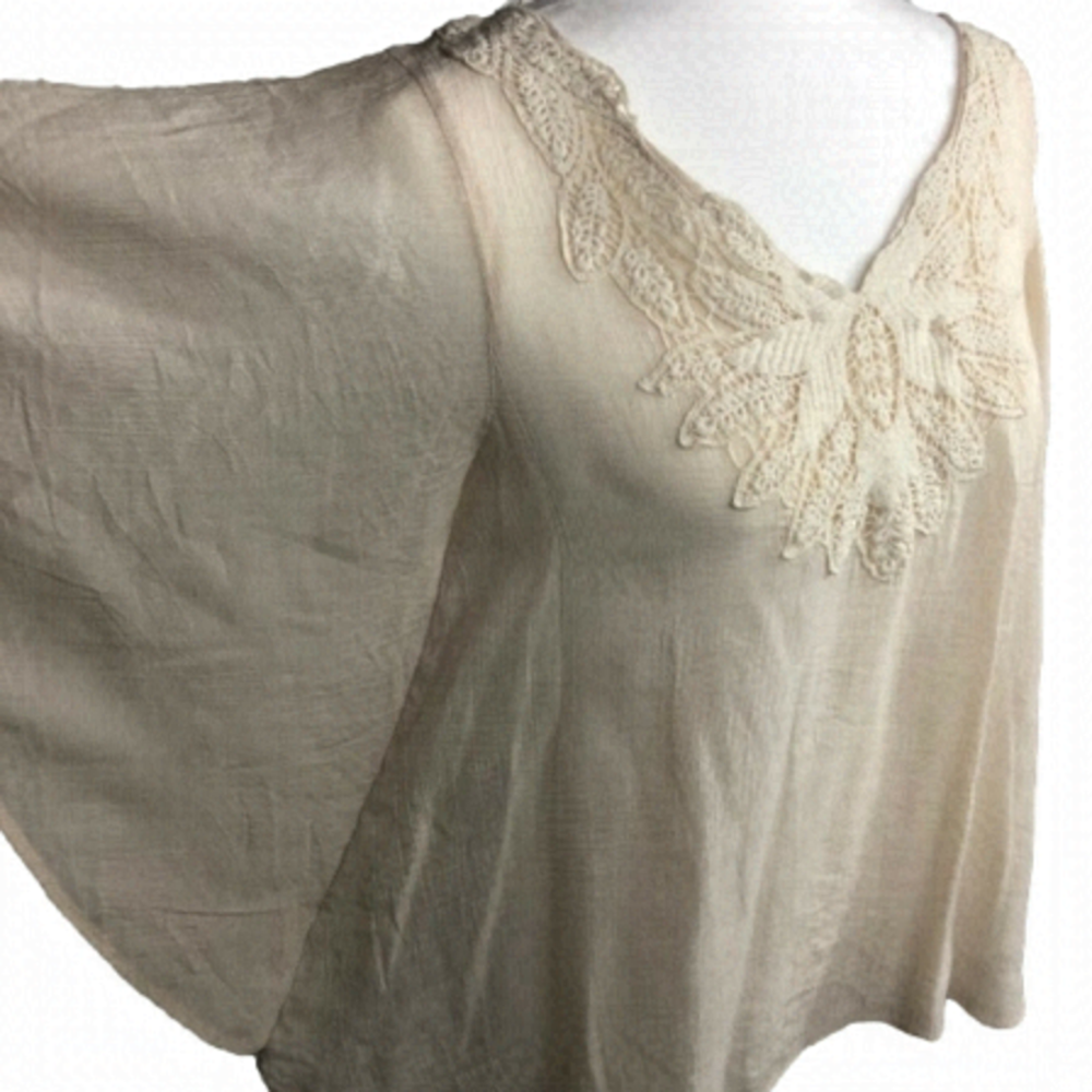 𝅺boho Batwing Dolman peasant Blouse